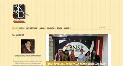 Desktop Screenshot of bksp-jateng.org
