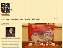 Tablet Screenshot of bksp-jateng.org